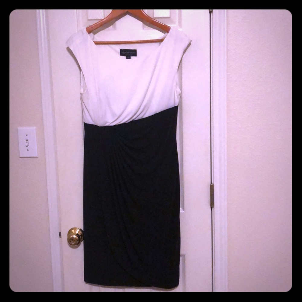 Black and white dress